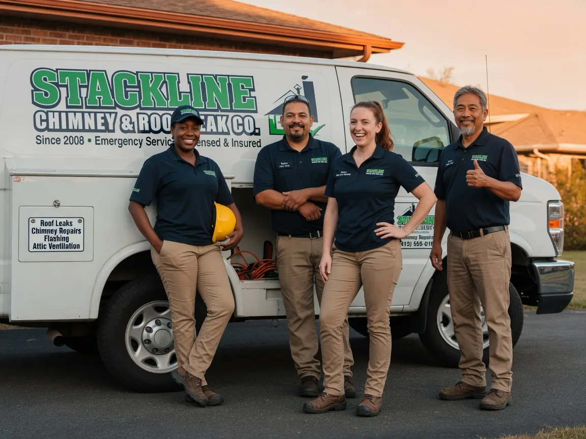 Chimney flashing repair company in Girard, TX